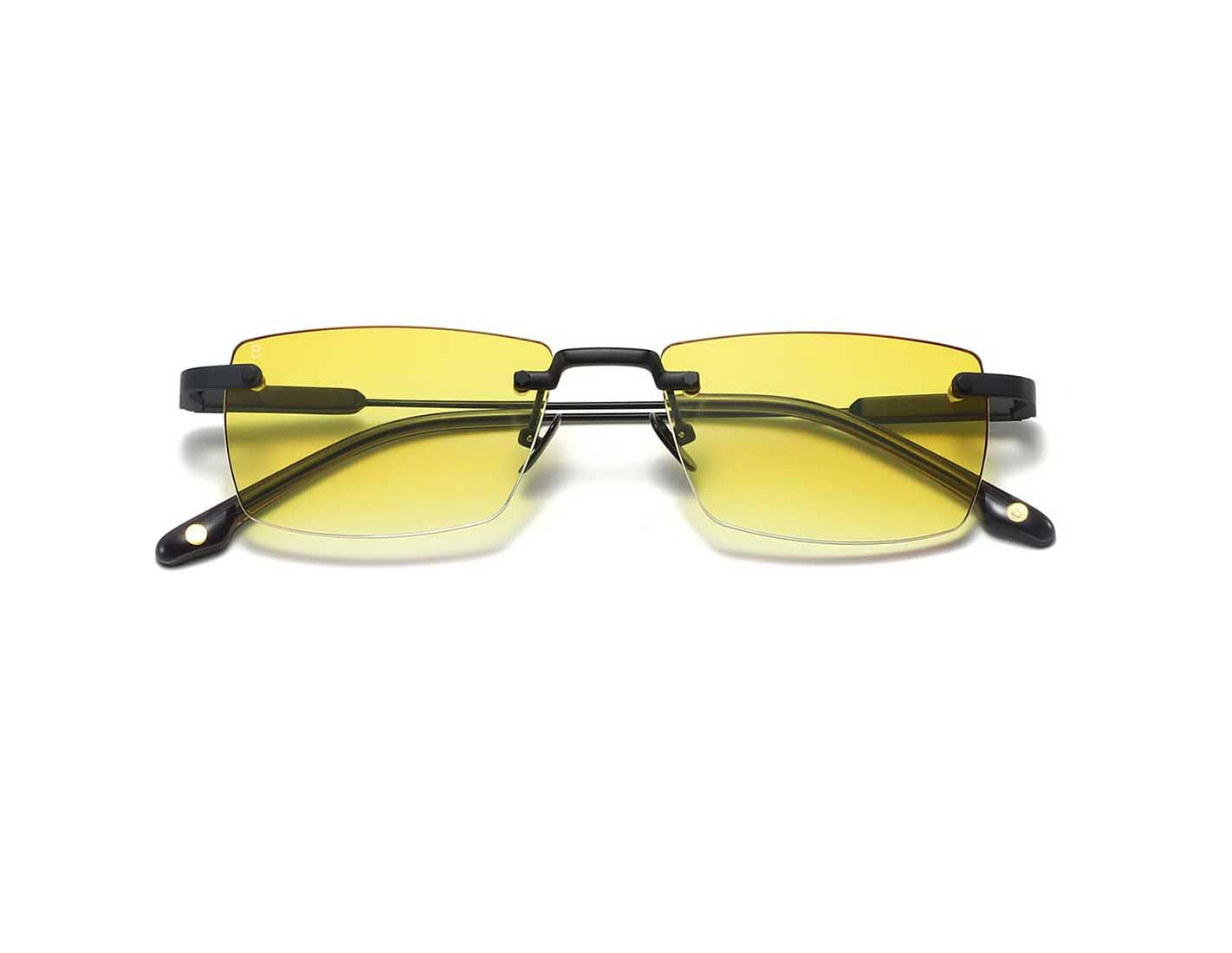 B29 SOLAIRE NOIR MAT/VERRE JAUNE