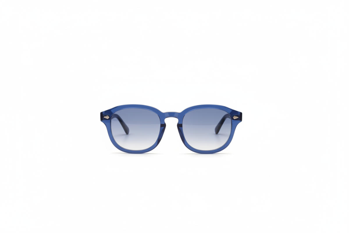 Navy Blue Round — Front White v2